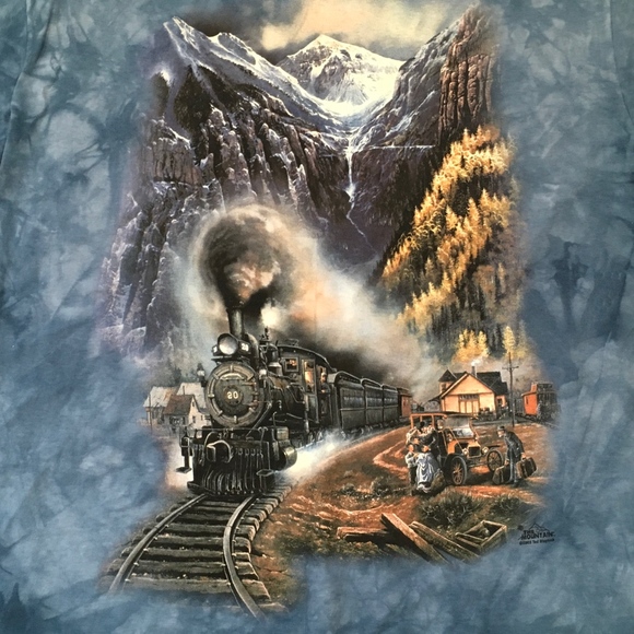 The Mountain Ted Blaylock Train 2003 T-Shirt - Picture 1 of 6
